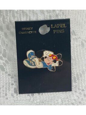 Disney Lapel Pin Mickey Mouse In Sunglasses & Sneakers Collectible By Monogram